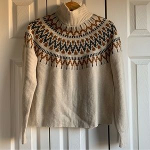 J CREW Mock Neck Sweater